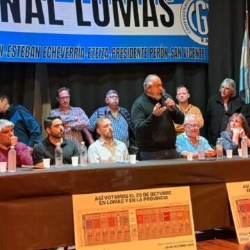 Lomas de Zamora | la CGT lanza su campaña y cerrará con Kicillof en La Plata