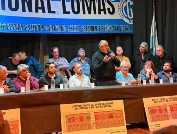 Lomas de Zamora | la CGT lanza su campaña y cerrará con Kicillof en La Plata