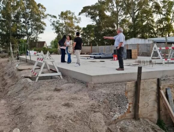 Patagones | Marino recorrió obras en Villalonga y avanzó con la licitación para San Blas